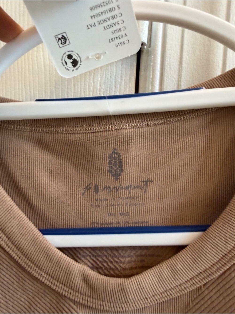 FP Movement by Free People Brown Ribbed Cropped Tank - Picture 3 of 3